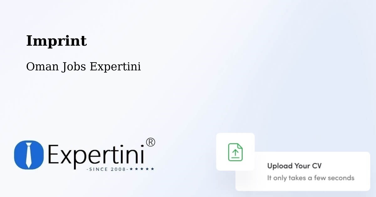 Imprint – Şaḩam - Oman Jobs Expertini